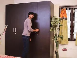 Tante aunty hat Romanze mit Fahrer und Studenten