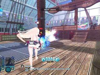 Lass uns spielen - super geile japanische Babes beim Sex am Strand - Hentai Porno mit der schönen Blondine